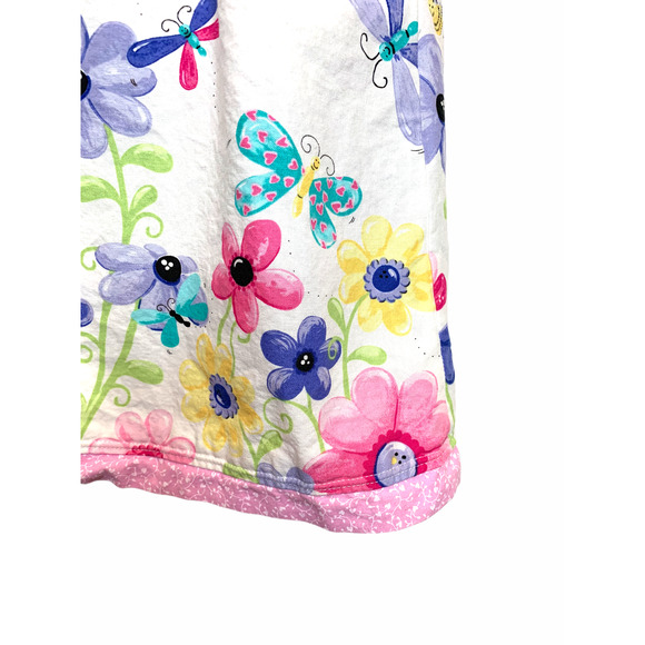 Custom Made Girls Floral Butterfly Dress - Picture 4 of 6